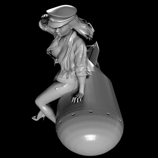 👧 Bombshell Girl Statuette・ STL File for 3D printing・Cults