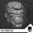 6.png Hulk Zombie head for 6 inch Action Figures