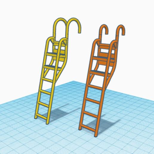 X-Wing-Ladder-both-versions.jpg STL-Datei X-Wing-Leiter aus dem Buch von Boba Fett für 3,75・3D-druckbares Modell zum Herunterladen, kcb277