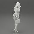 Girl-0045.jpg Young woman wearing beautiful Fashion dress and holding handbag 3D Print Model
