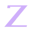 Z.stl Letters and Numbers RESIDENT EVIL | Logo