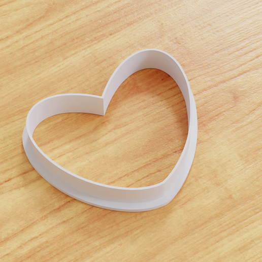 STL file Groovy Heart Cookie Cutter (Multiple Sizes Available) 💜 ・3D ...