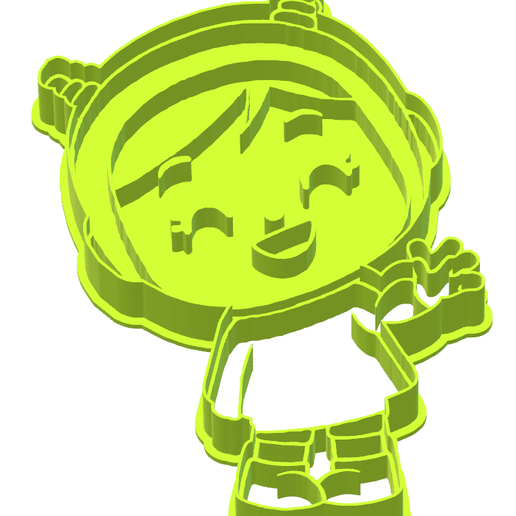 Nina.png Pocoyo Découpeur de biscuits 10X set