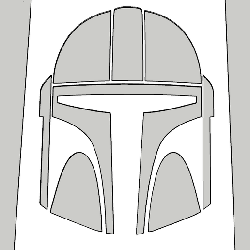 star wars stencil stl