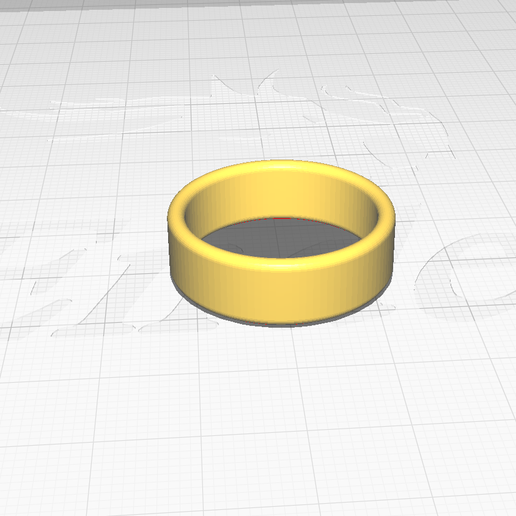 Simple 22mm Ring 8mm Thick 3D model