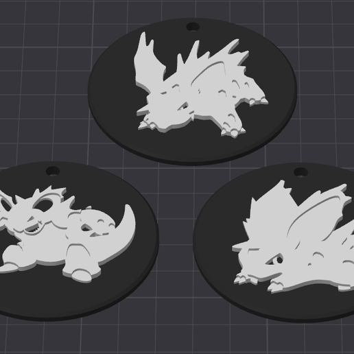 Screenshot-470.png Pokemon Keychain Nidoran (Male), Nidorino and Nidoking