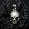 real.png Skull Pendant 3D print model