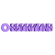 Scorpions_Logo_Keychain_MCKO.stl Archivo STL gratuito Llavero con el logo de los escorpiones・Design para impresora 3D para descargar, mcko