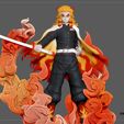 13.jpg 3D file RENGOKU KIMETSU NO YAIBA ANIME STATUE CHARACTER・3D printer design to download