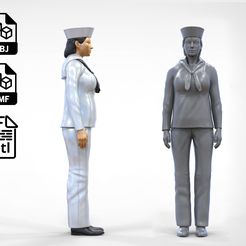 RDR3-.2e.jpg Fichier STL N1 Réserve navale Marin engagé Femme・Objet pour impression 3D à télécharger
