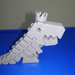 DSC_2713.JPG Free STL file Another crown for Flexi Rex・3D print design to download