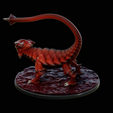 Agascorpion-highpoly-11.png Agascorpion hell monster statue fantasy agama / Scorpio POSE 3
