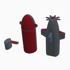 Submarine 3D Printable.PNG Z-11 Custom Submarine (3D Printable Version)