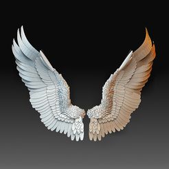 Wings 2.jpg Fichier STL gratuit Ailes d'ange・Design pour imprimante 3D à télécharger