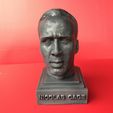 IMG_0718.JPG Nicolas Cage sculpture 3D print ready