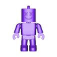 Roblox_X_Marshmallow_Kids_STL.stl Roblox X Marshmallow Flexi Keychain