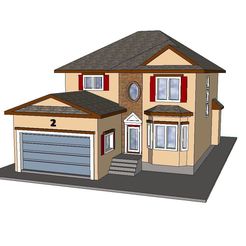 2 Boone Scenic.JPG PREMIUM N Scale Suburban Home #1