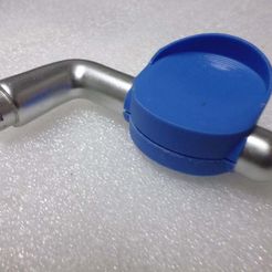 P1030567.JPG Free STL file Elbow handle - Hand free door opener・3D printing template to download