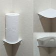 e4d94937-f266-4dd7-a0c3-df29c2fc05a9.jpg Toilet Paper Shelf for Corner Wall ( fixed with Stapler )