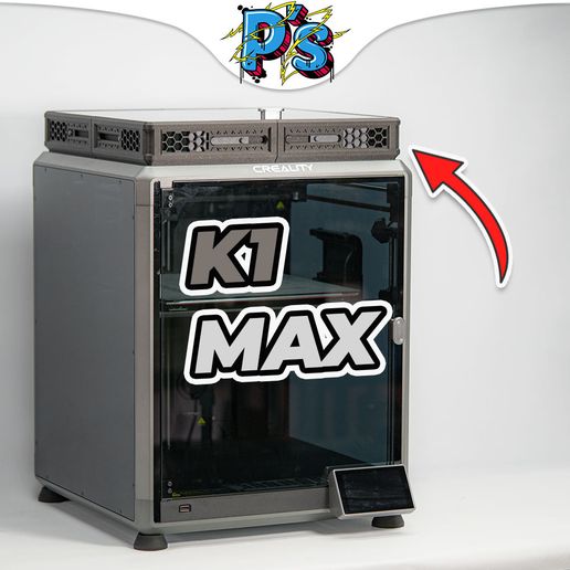 🧞‍♂️ Creality K1 MAX lid extension・ STL File for 3D printing
