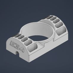 v2.jpg Fichier STL Aérateur central E34 porte-horloge 52mm・Objet pour imprimante 3D à télécharger