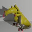 Haxorus3.png Haxorus pokemon 3D print model