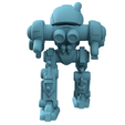 Render-4.png Xeno Mech Miniatura Modular: Alien Mech Battle Unit for Tabletop Wargames - Diseño imprimible en 3D libre de derechos de autor