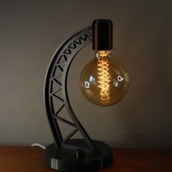 01_V2.jpg Fichier STL Lampe à poser IN2・Modèle pour impression 3D à télécharger