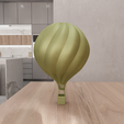 untitled.png 3D Hot Air Balloon Decor with 3D Stl File & Balloon Gift, 3D Printed Decor, Gift for Kids, 3D Printing, Air Balloon, Kids Toy, Cute Balloon