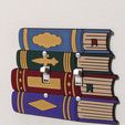 Book-stacked-dual-2.jpg Stacked Books Dual Light Switch Cover