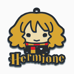 hermione-tinker.png STL-Datei Hermine Schlüsselanhänger・Design zum Herunterladen und 3D-Drucken