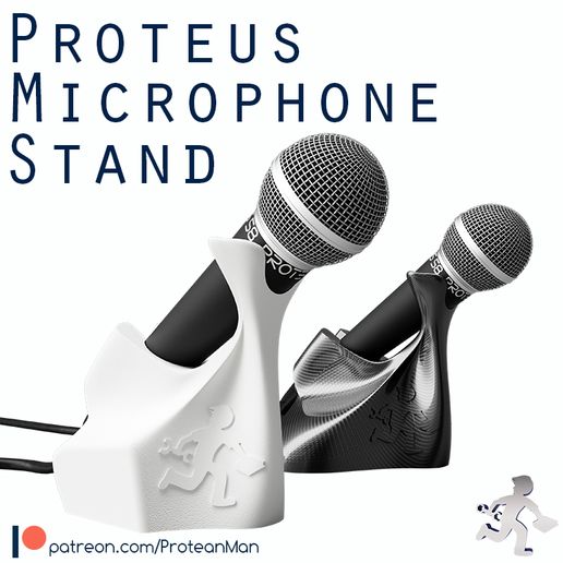 Proteus Microphone Stand - 3D model önizlemesi