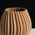 3D_Printed_Round_Abstract_Planter_3D_model_Slimprint_stl.jpg Round Planter | Abstract Sphere | Vase Mode | Shelled | Slimprint