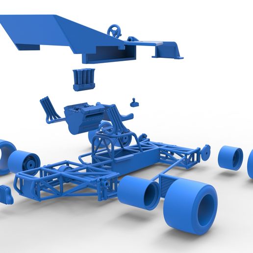 82.jpg Diecast Supermodified rear engine race car Version 2 Scale 1:25