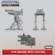 contents_Sentnel3.jpg Classic Scout Walker, with Gatling Cannon, 1998 - Oldhammer Proxy