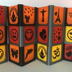 ab.jpg STL-Datei Led candle holder - 24 models !・3D-druckbare Vorlage zum herunterladen