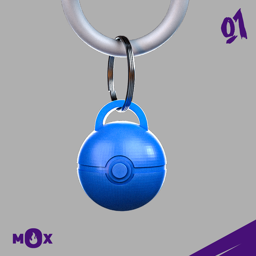 Pokeball Keychain