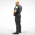P1-1.9.jpg N1 American Police Officer Miniature Updated Pose 3D print model