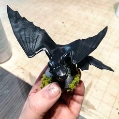 Krokmou_01.jpg Archivo OBJ Furia nocturna - Desdentado・Diseño imprimible en 3D para descargar