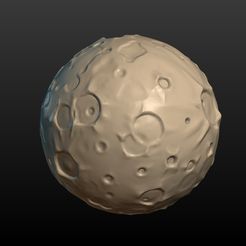 Moon_01.jpg Fichier STL Lune・Objet pour impression 3D à télécharger