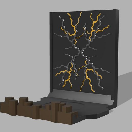 FUNKO MODULAR CUSTOMIZABLE DIORAMA - Lightning Series 3D model