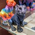 Tiger articulated figure, print-in-place, cute-flexi