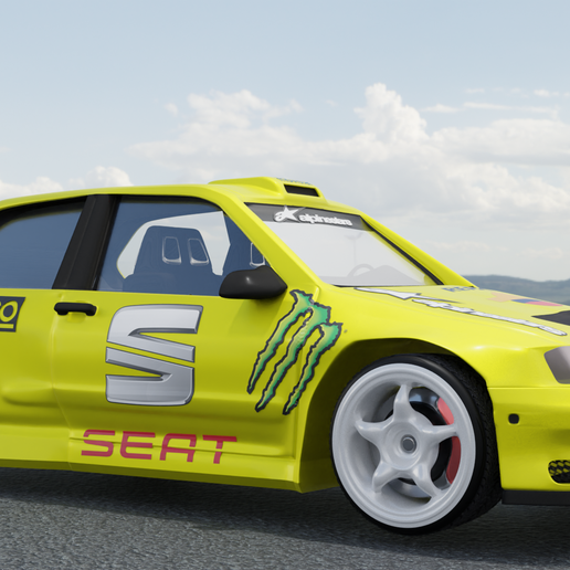 💺 Seat Córdoba WRC・Arquivo STL para Impressão 3D・Cults