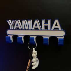IMG-4887.jpg STL file Yamaha key holder・3D printing template to download
