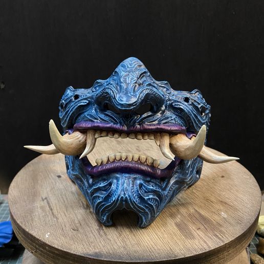 Detailed Oni Mask