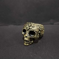 WhatsApp-Image-2023-09-30-at-10.38.00-AM-1.jpeg Ornate Sugar Skull Ring, Day of the Dead