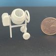 IMG_1116.jpg Concrete mixer for building site Tiny miniature model 1:50 1/50
