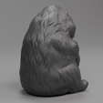 0004.png Sad and Lethargic King Kong Cat Figure for 3D Printing