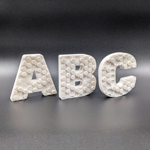 ABC_2000x2000.jpg Fidget 3D Honeycomb Letters - ABC