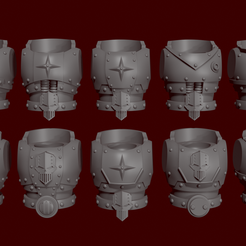Siege-Torsos.png Archivo 3D Torsos de asedio・Objeto de impresión 3D para descargar